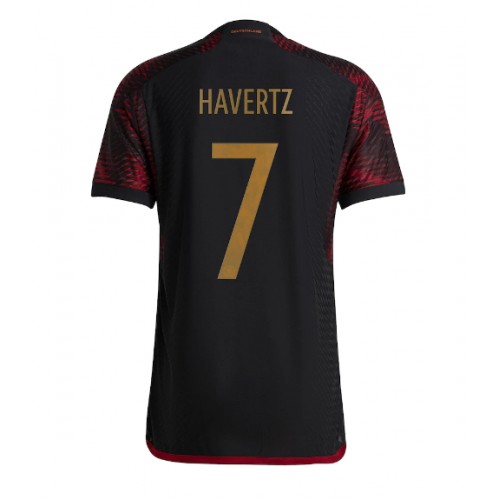 Echipament fotbal Germania Kai Havertz #7 Tricou Deplasare Mondial 2022 maneca scurta